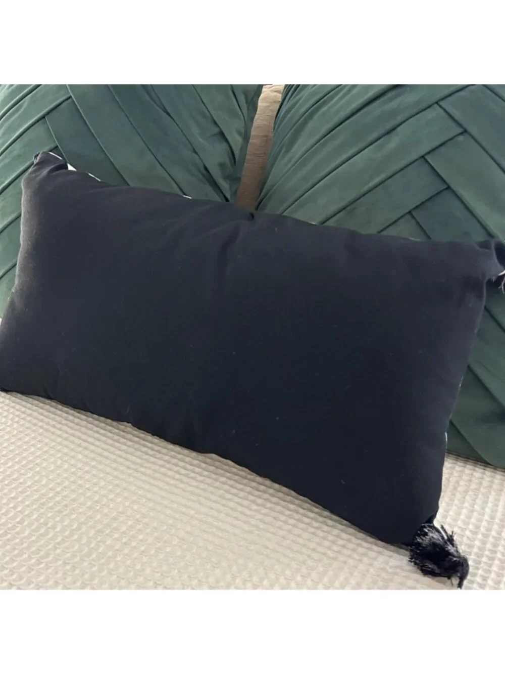Isaac Mizrahi Halloween Throw Pillow ‘The Witch is In/Out” Flip Decor Festive